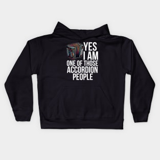 Accordion Player Kids Hoodie